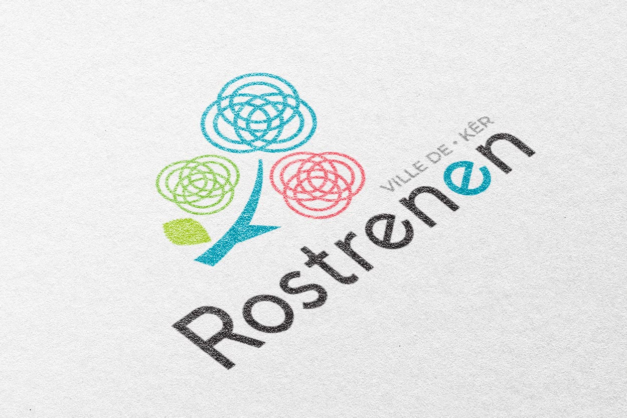 Logo et charte graphique de la ville de Rostrenen