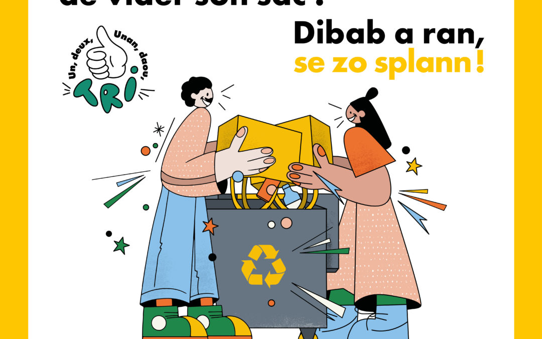 Retrait des sacs cabas pour les déchets recyclables