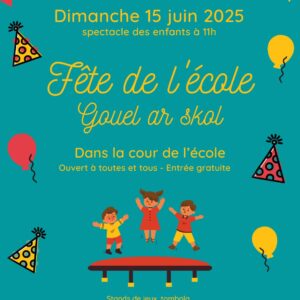 affiche fete de l'école