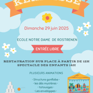 affiche kermesse 2025