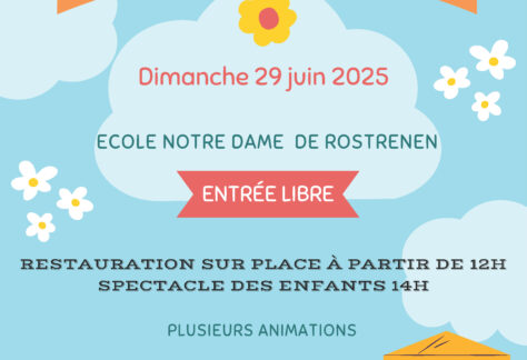affiche kermesse 2025