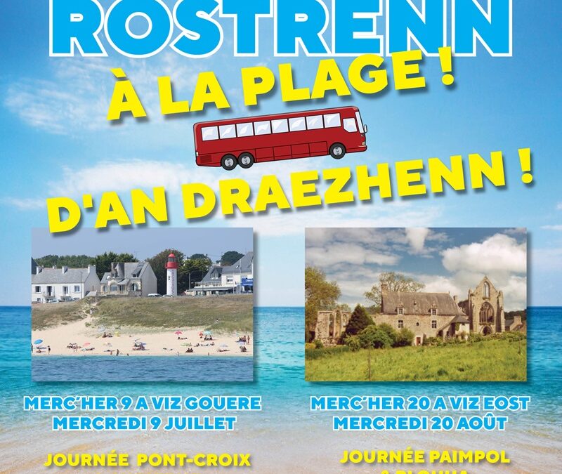 Rostrenn à la plage !