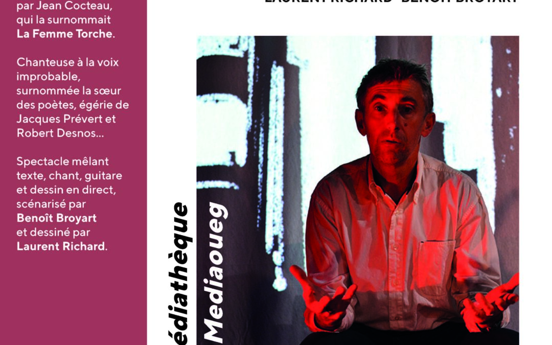 « La femme torche » rejoue la vie de Marianne Oswald à la Médiathèque